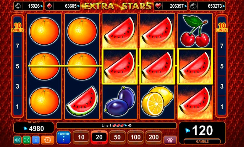 Extra Stars Slot Machine Review