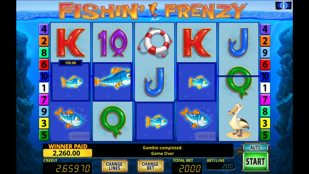 Fishing Slot Machine Games - Paradise Fishing competition -Gambling in