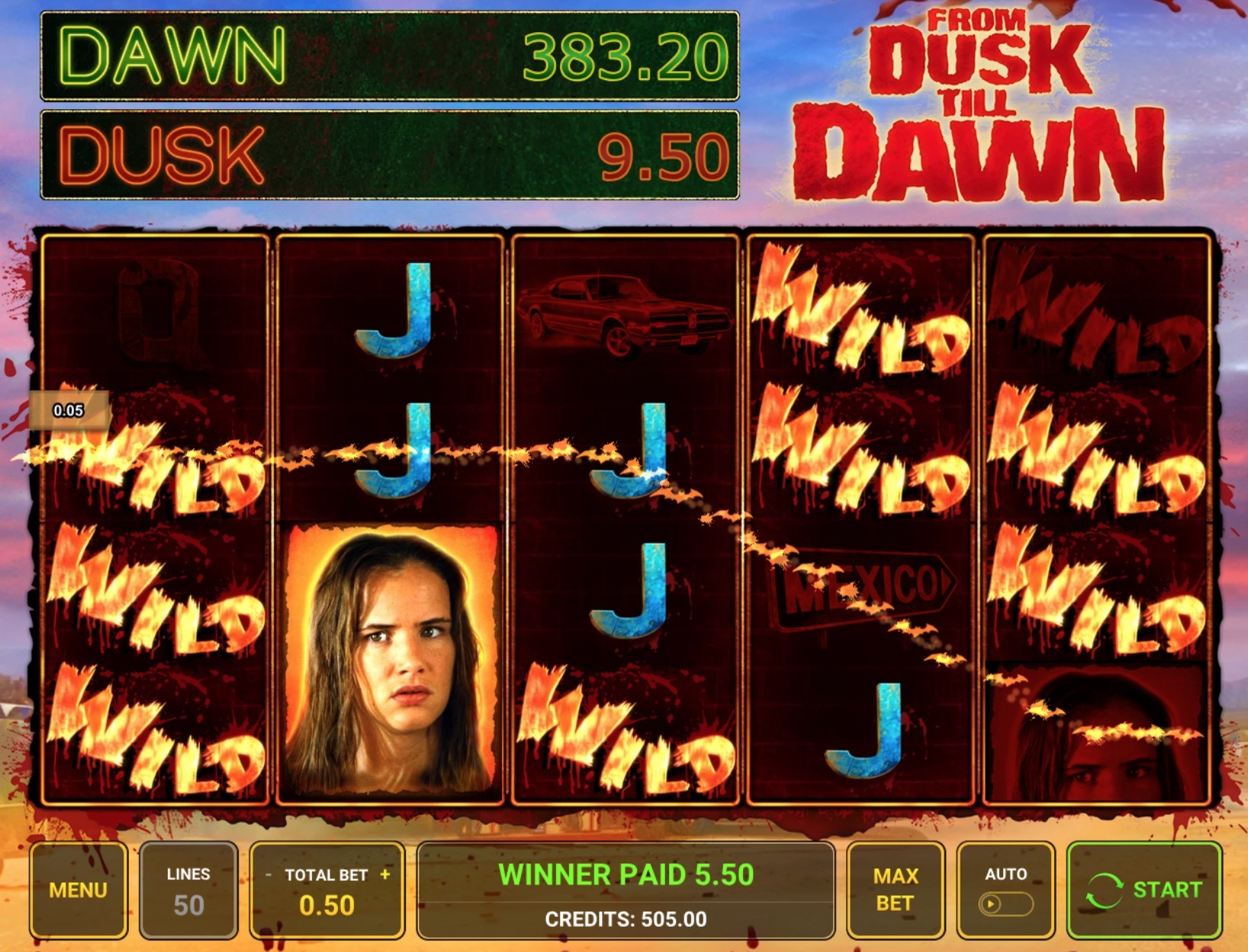 from dusk till dawn slot machines online auction