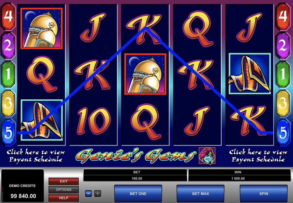 Genies Gems Slot Game Online