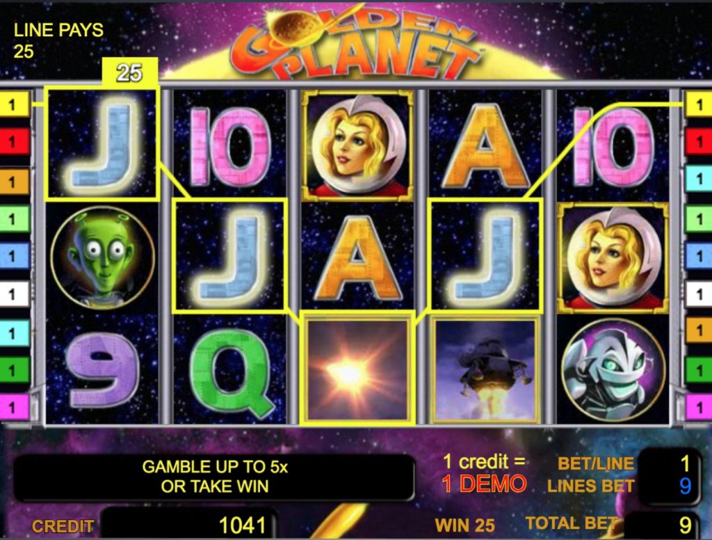 Golden Planet Slot Game Online