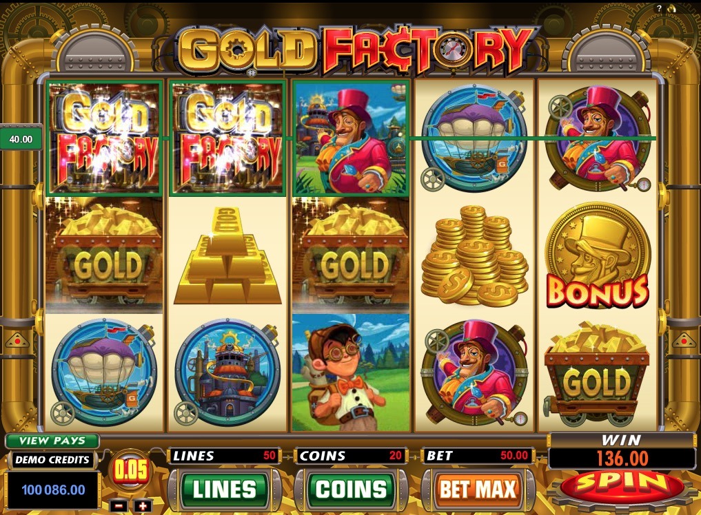 Gold Factory Free Online Slots Drawing Bovegas