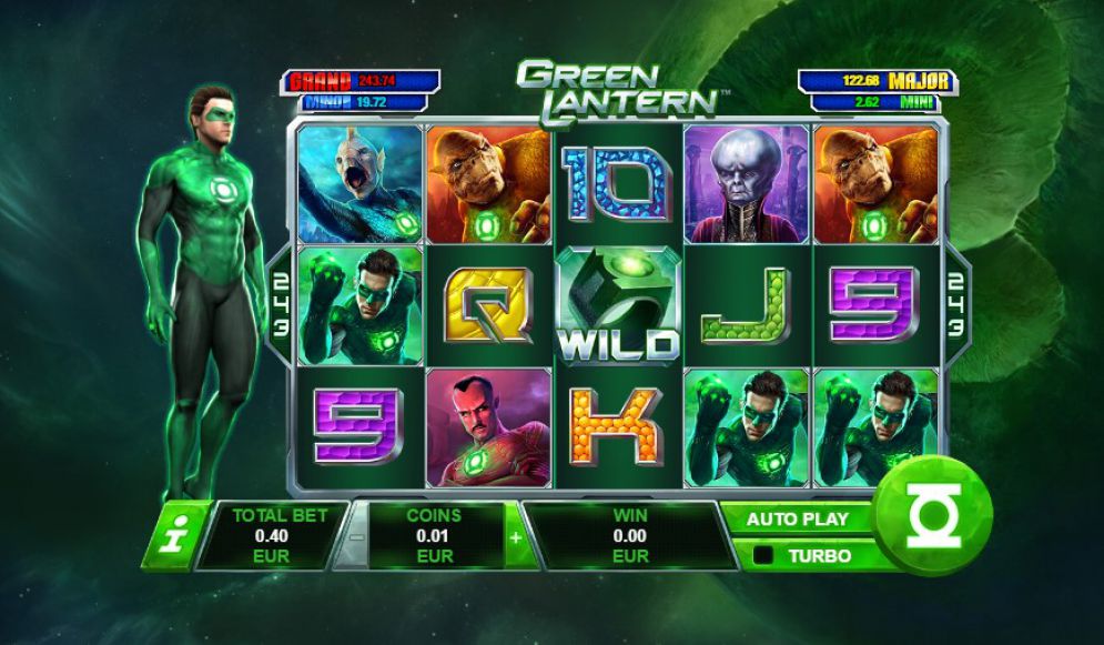 Green Lantern Slot Machine Review