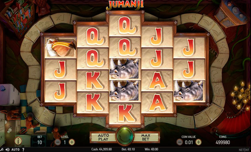 Jumanji Slot Machine Review