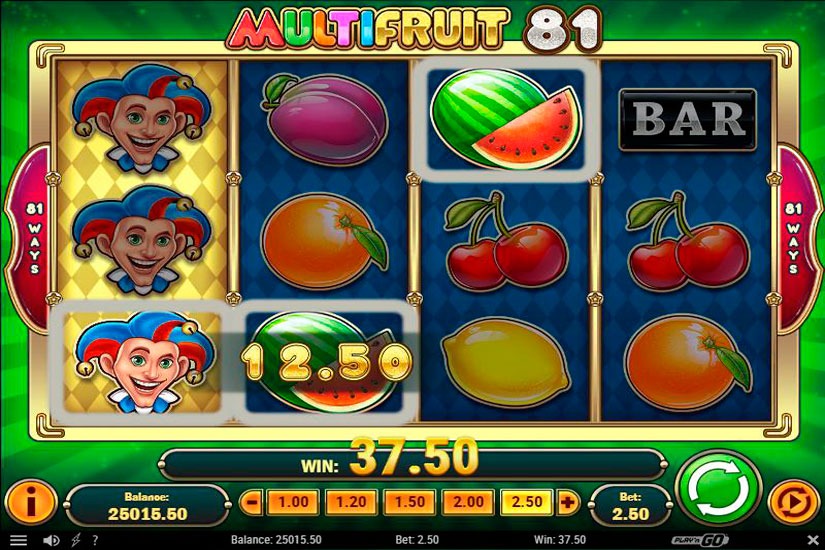 MultiFruit 81 Slot Machine Review