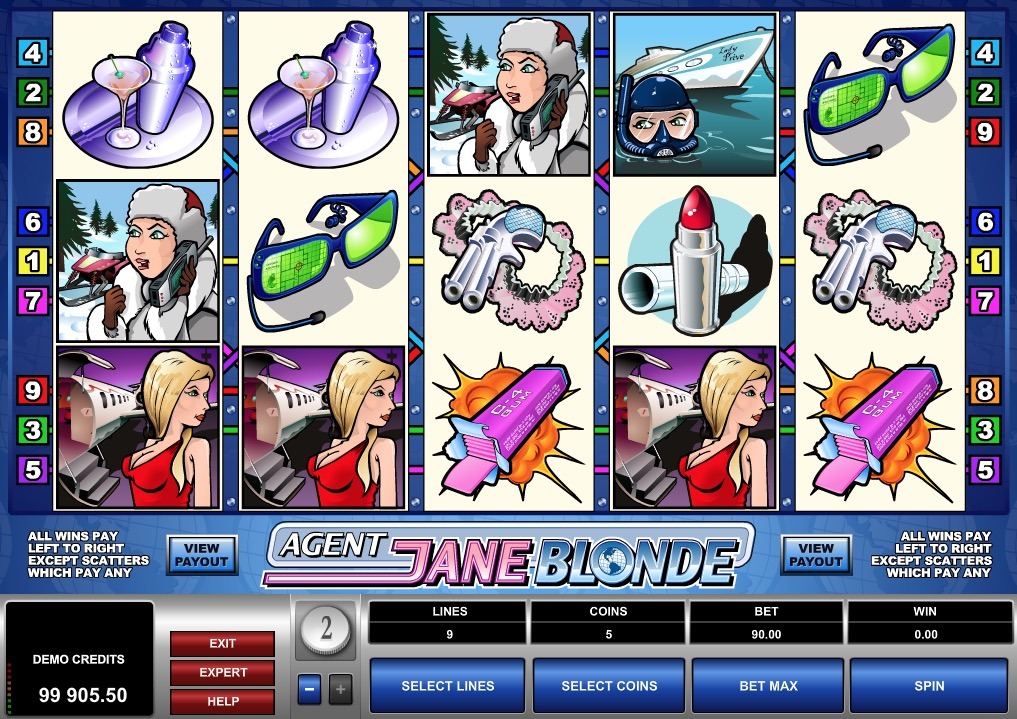 Agent Jane Blonde Slot Game Online