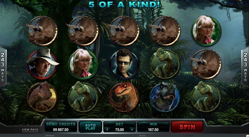 Jurassic Park Slot Machine Review