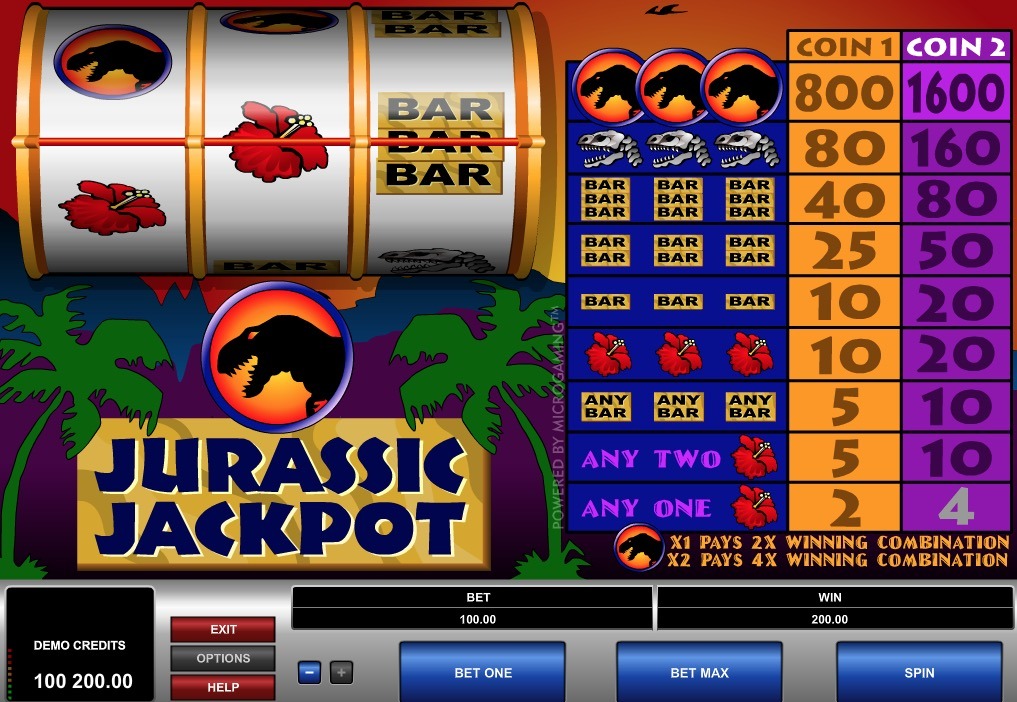 Jurassic Jackpot Slot Game Online