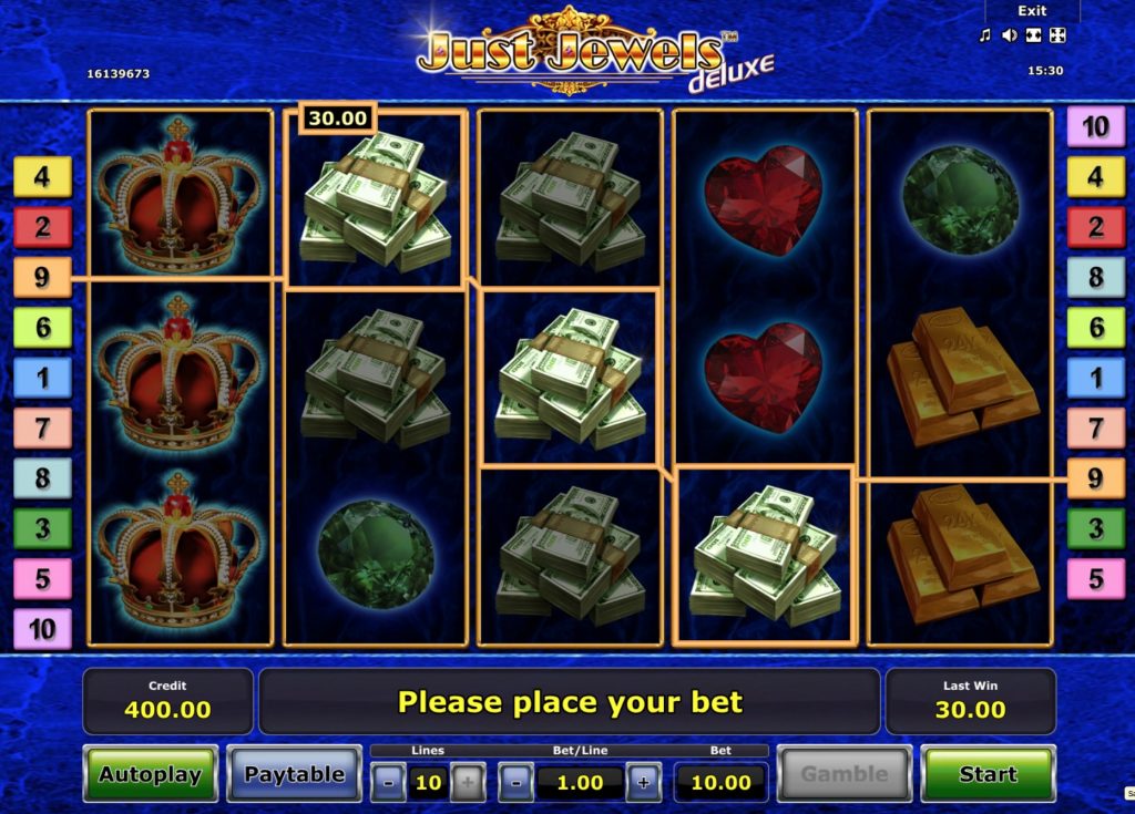 Just Jewels Deluxe Slot Machine Review