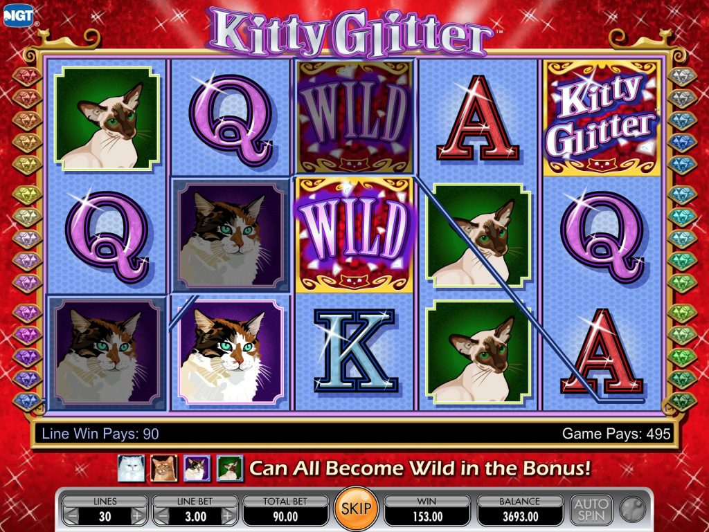Kitty Glitter Slot Machine Review