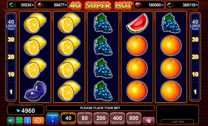 40 Super Hot Slot Machine Review