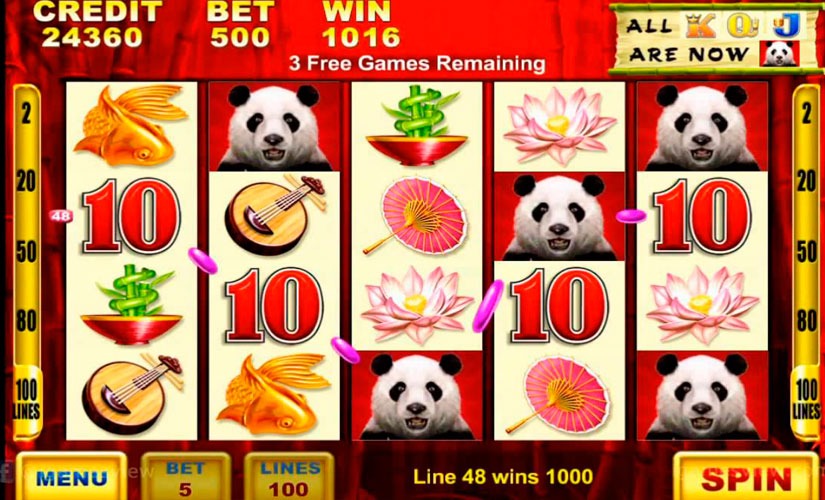 Wild Panda Slot Machine Online