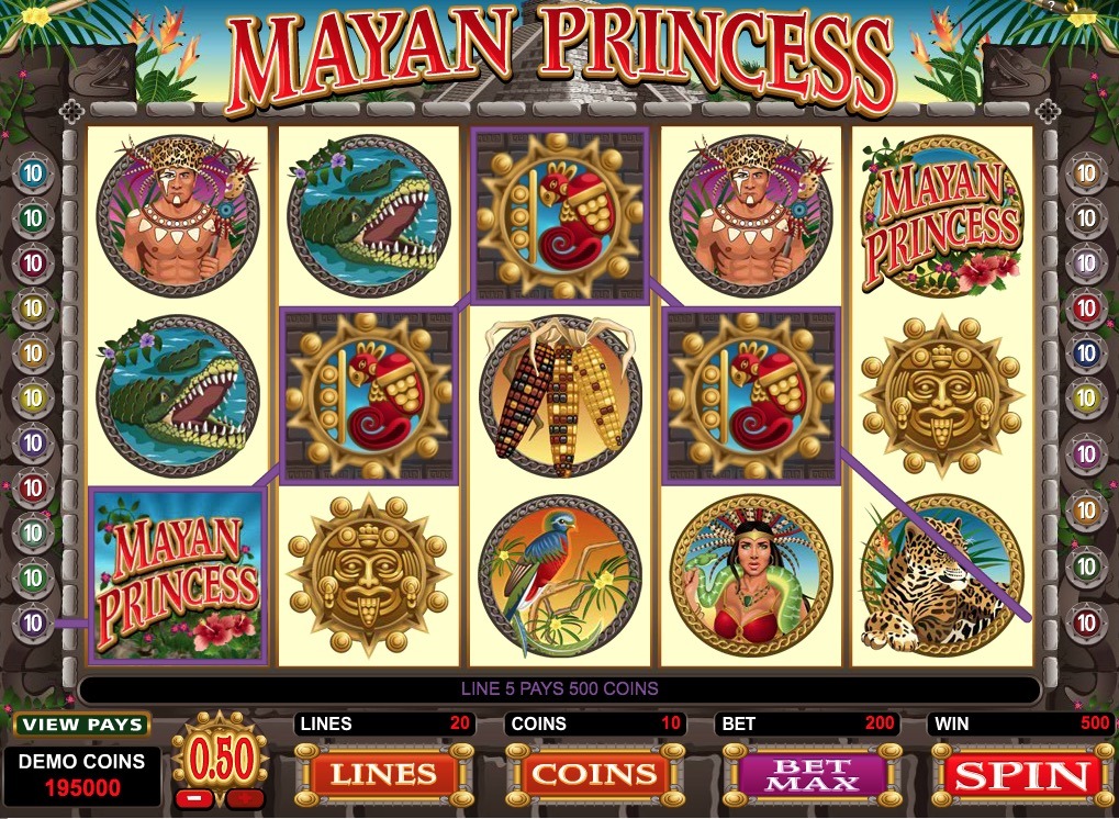 Mayan Princess Slot Game Online