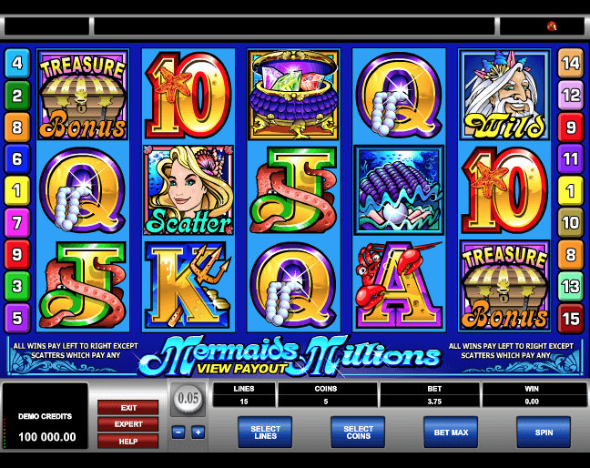 Mermaids Millions Slot Machine Online