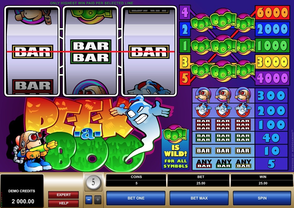 Peek A Boo Slot Machine Review