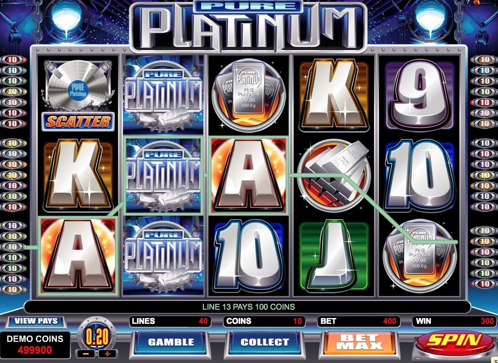 Pure Platinum Slot Machine Online