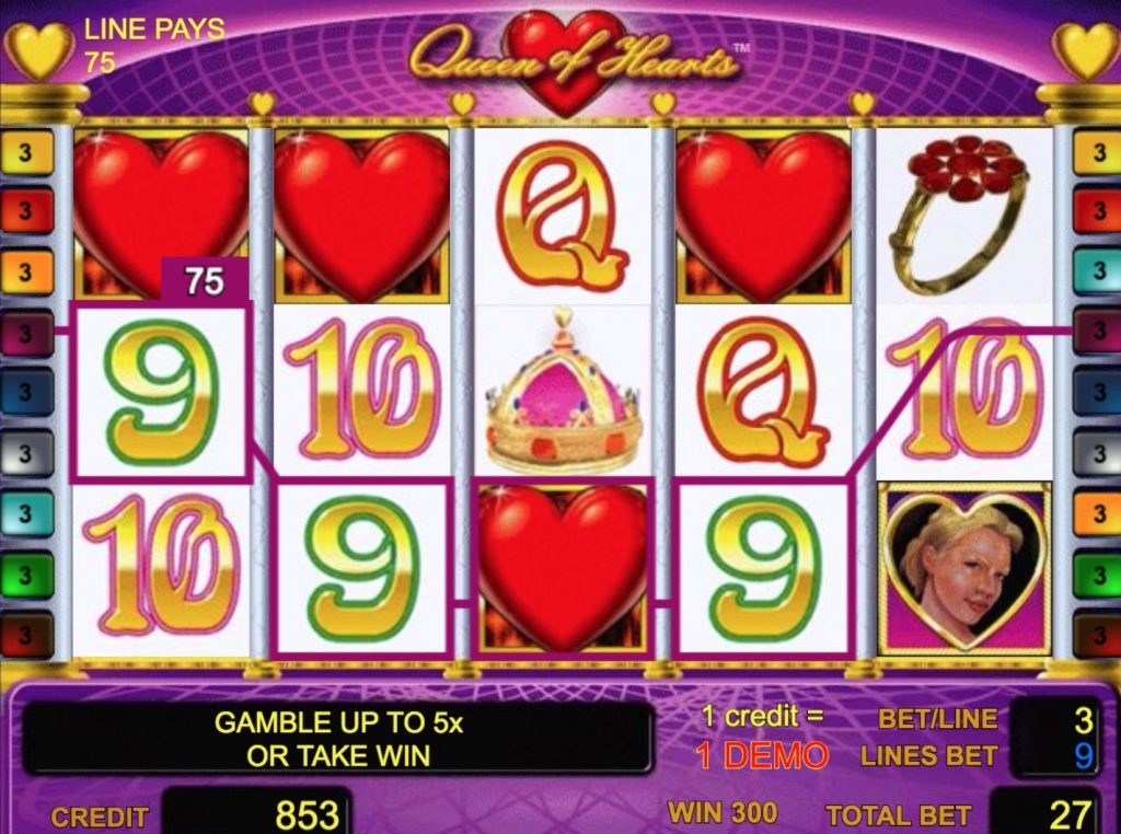 Queen of Hearts Slot Machine Review