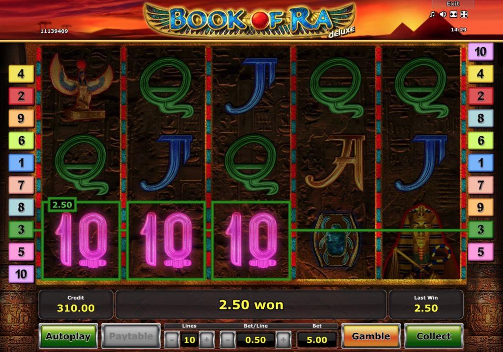 Book of Ra Deluxe Slot Machine Review