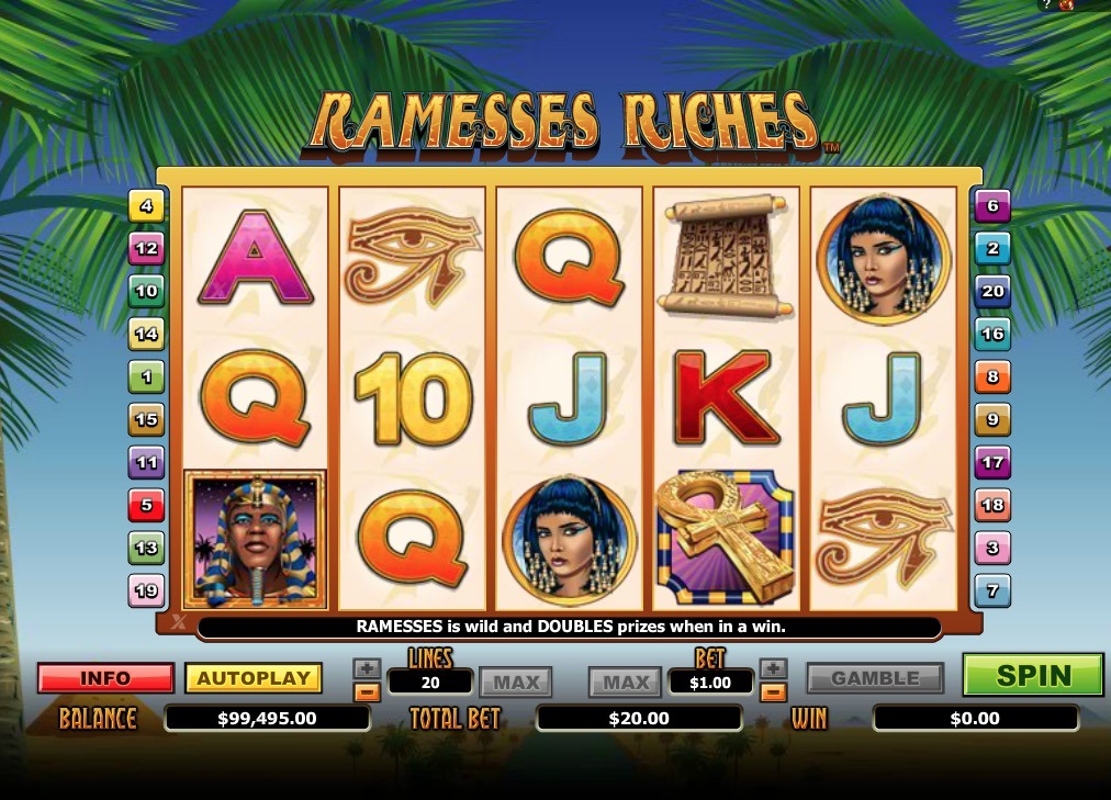 Ramesses Riches Slot Game Online