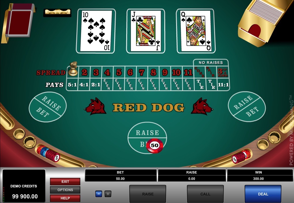 Red Dog Poker Online