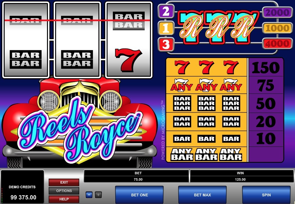 Reels Royce Slot Machine Online