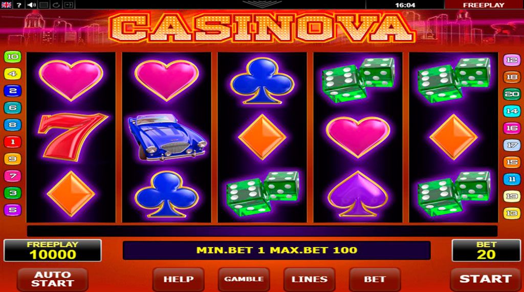 Casinova Slot Machine Review
