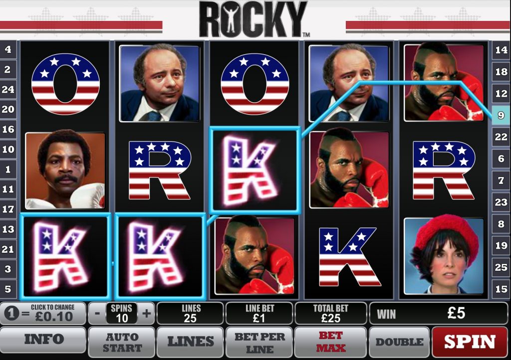 Rocky Slot Machine