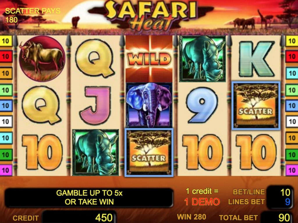 Safari Heat Slot Machine Review