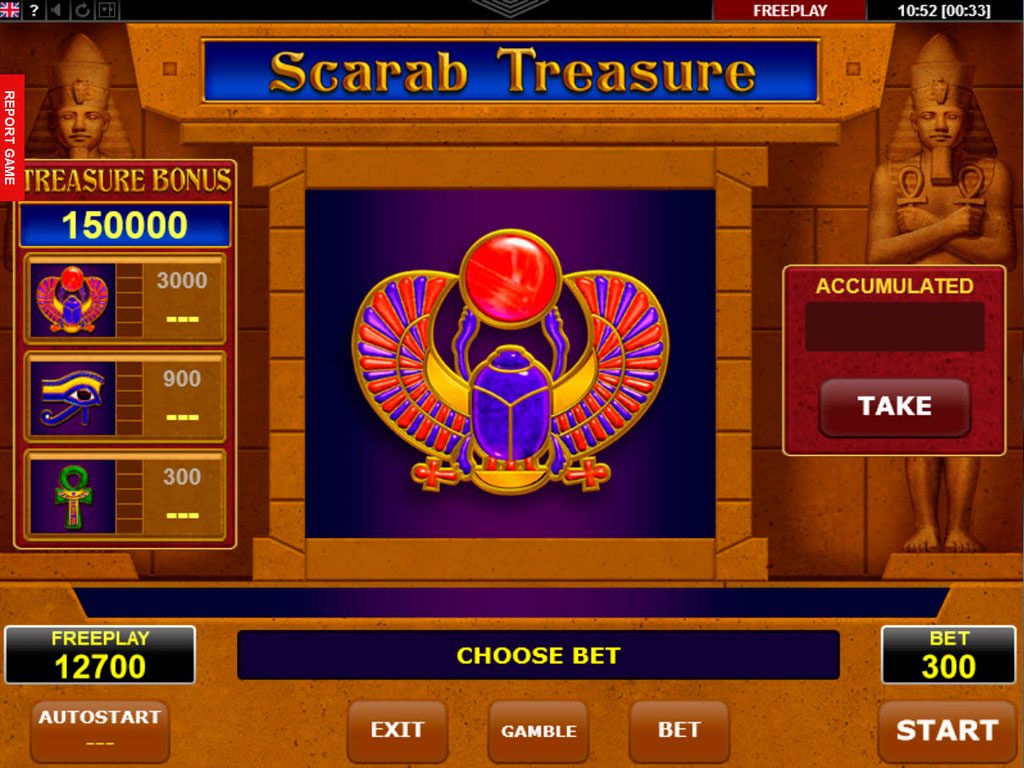 Scarab Treasure Slot Machine