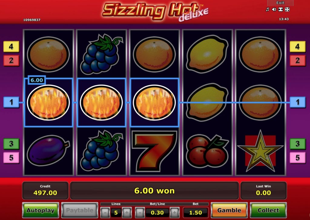 Sizzling Hot Slot Machine Review