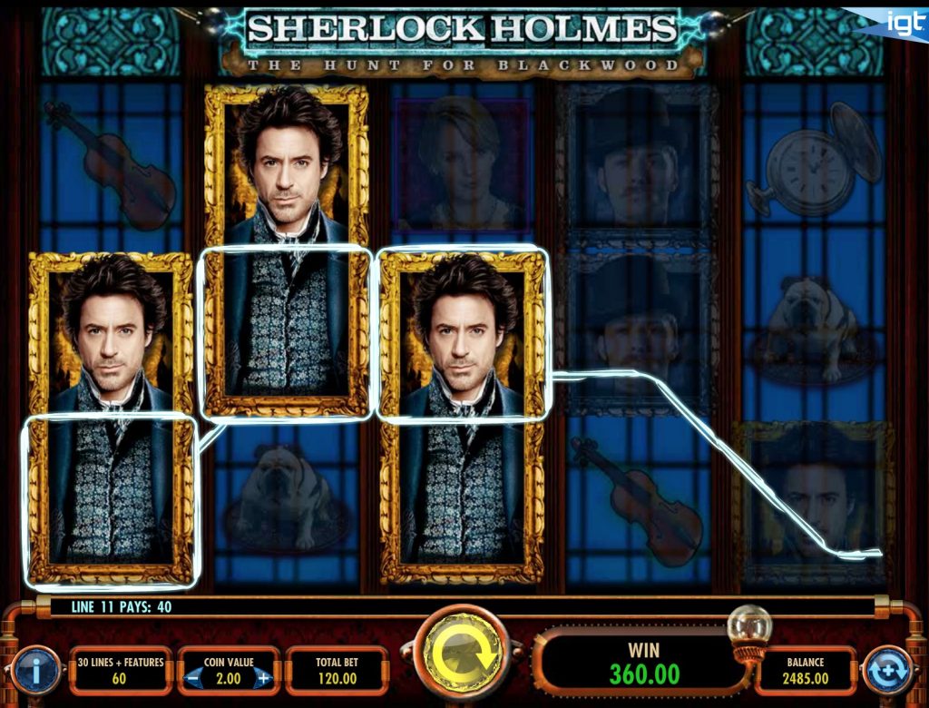 Sherlock Holmes The Hunt For Blackwood Slot Machine Review