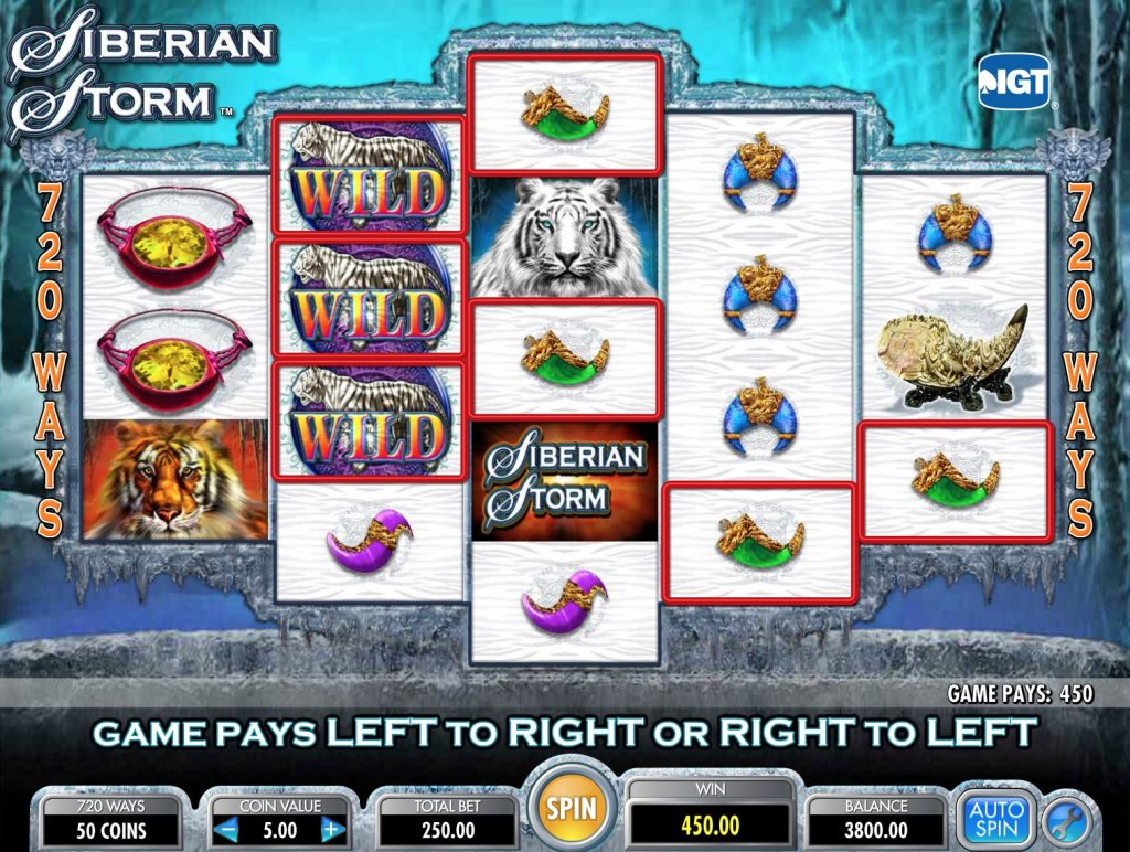 Siberian Storm Slot Machine Review