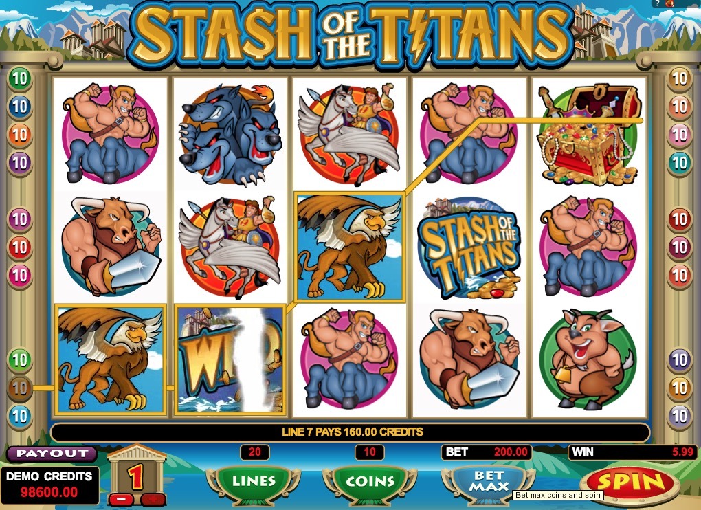 Stash Of The Titans Slot Game Online