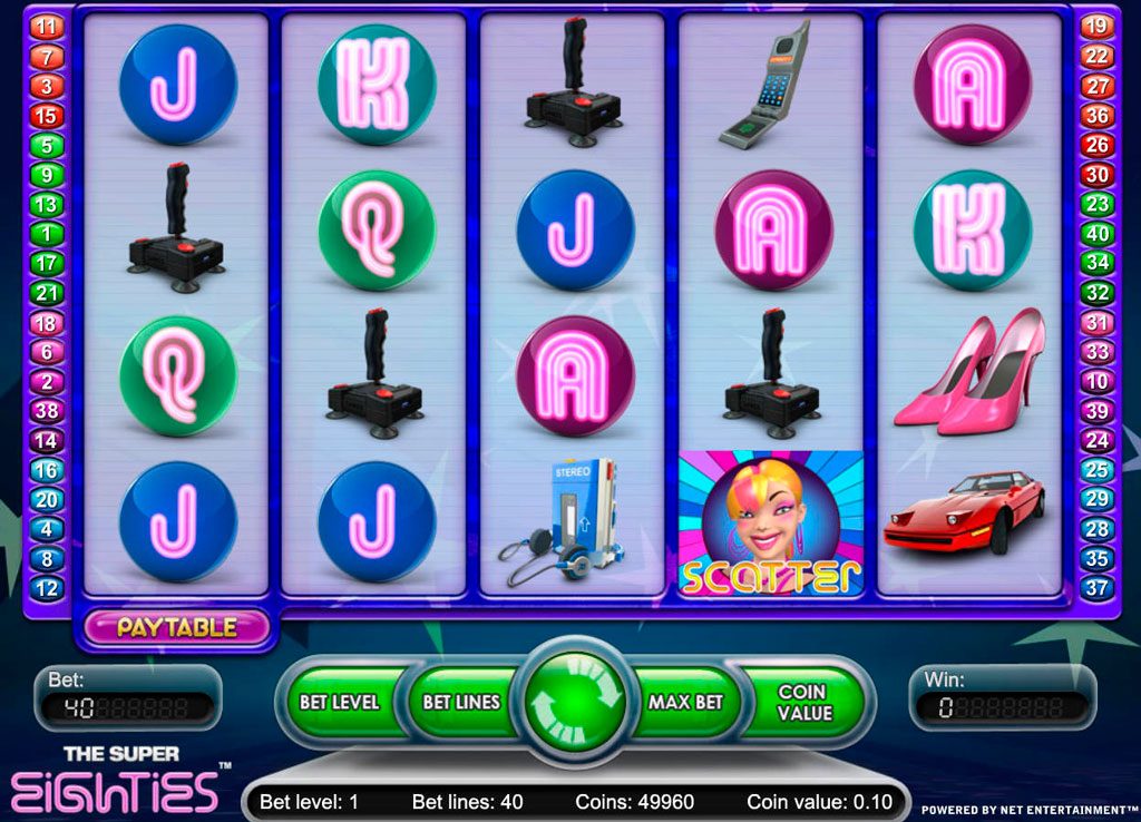 The Super Eighties Slot Machine Reviews