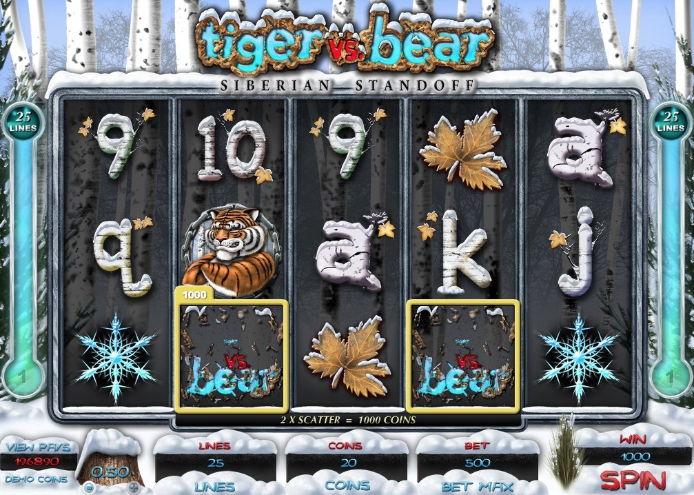 Tiger Vs Bear Slot Machine Online