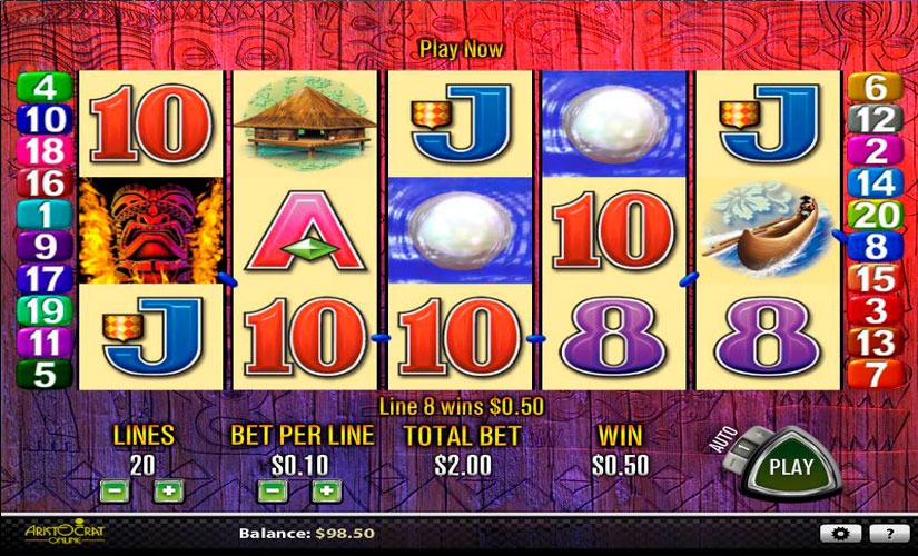 Tiki Torch Slot Machine Online