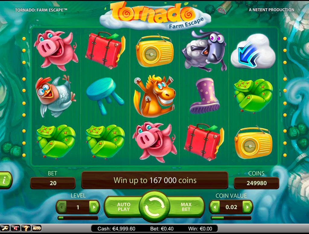 Tornado Farm Escape Slot Machine Review