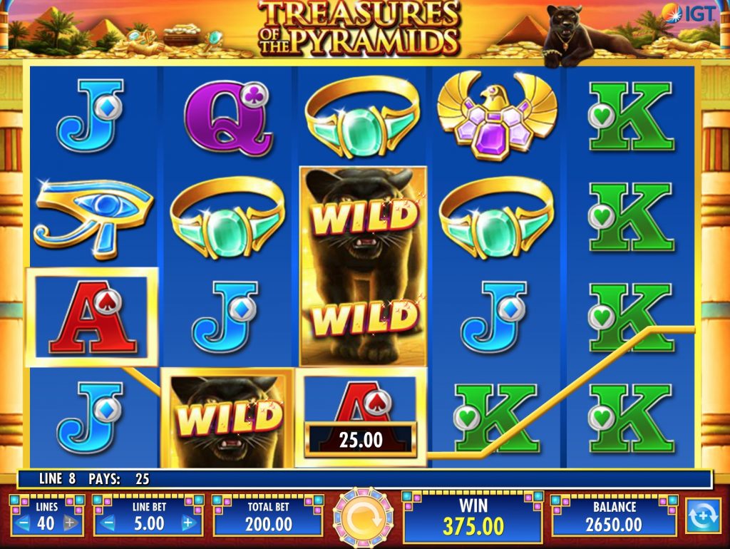 Treasures of the Pyramids Slot Machine Review