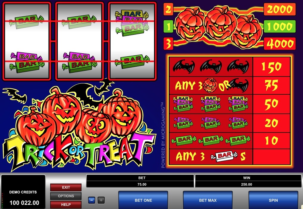 Trick Or Treat Slot Machine Online