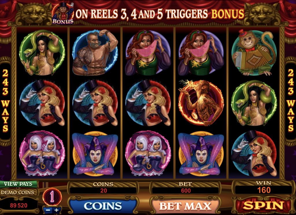 The Twisted Circus Slot Machine Online