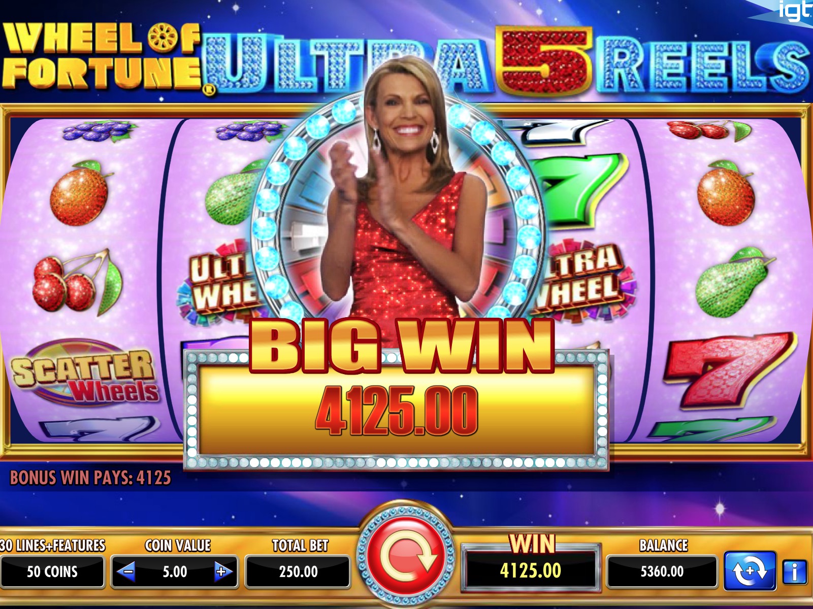 Wheel of Fortune: Ultra 5 Reels Slot Machine Free/Real Money ᐈ (18+)