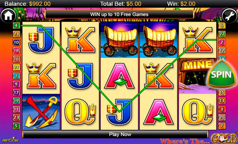 Where's The Gold Slot Machine Online