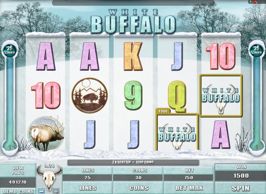 White Buffalo Slot Game Online