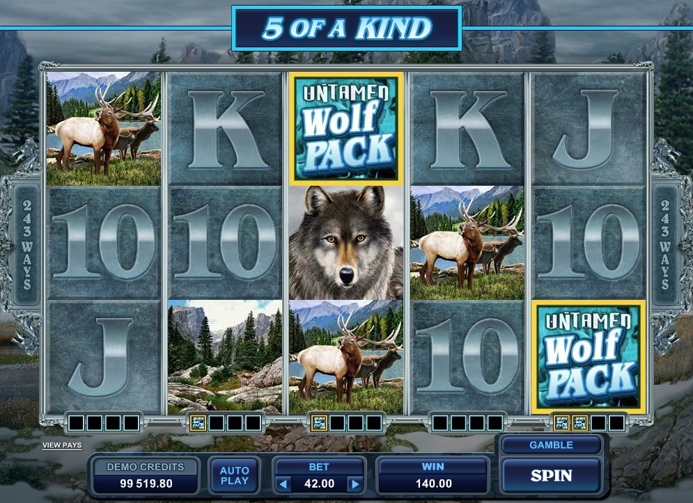 Untamed Wolf Pack Slot Game Online