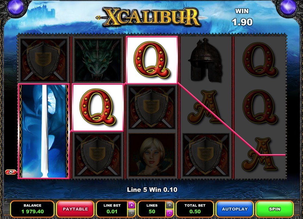 Xcalibur Slot Machine Review